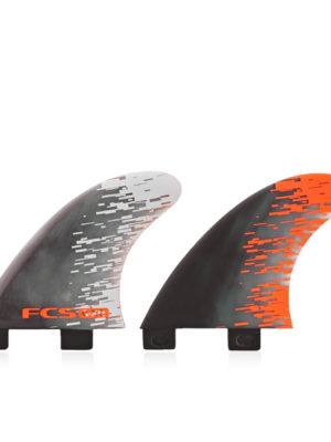 FCS Performance Core G-XQ Quad Rear Fin - Orange Smoke