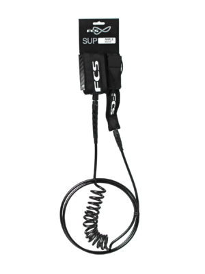 FCS Regular Ankle SUP Surf Leash - Black