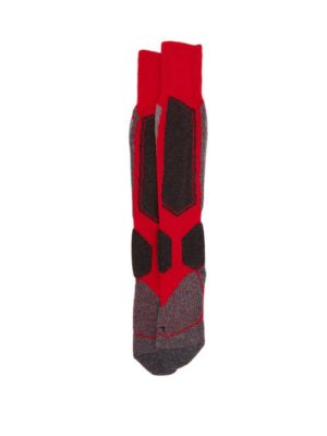 Falke Ess - Sk1 Knee-high Ski Socks - Mens - Red Multi