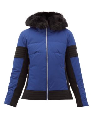 Fusalp - Gardena Iii Faux-fur-trimmed Ski Jacket - Womens - Navy