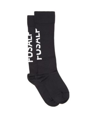 Fusalp - Logo-intarsia Stretch Socks - Womens - Black