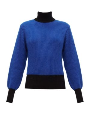 Fusalp - Muzelle High-neck Ribbed-knit Sweater - Womens - Navy