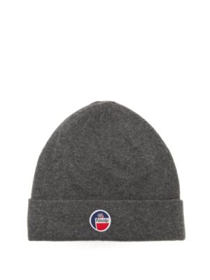 Fusalp - Styx Logo-patch Wool-blend Beanie - Womens - Grey