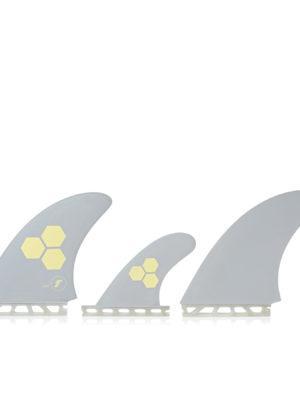 Futures AMT Honeycomb Twin And Trailer Fin - Grey