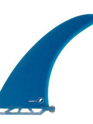 Futures Admiral Fiberglass Longboard Fin - Solid Navy Transparent Navy