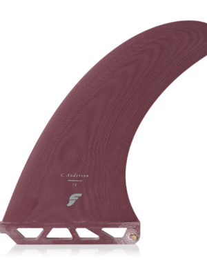 Futures Ando Fibreglass 7.8 Inch Fin - Burgundy