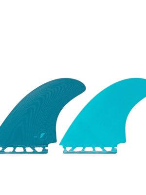 Futures En Fiberglass Twin Fin - Teal