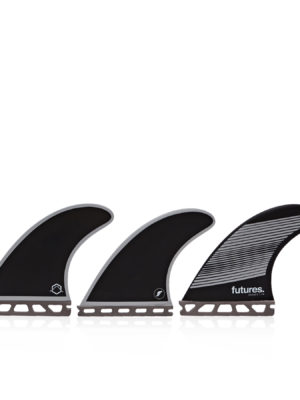 Futures F6 Honeycomb Thruster Fin - Grey Black