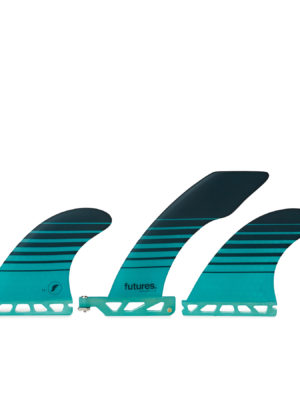 Futures Hatchet Honeycomb 2 Plus 1 Fin - Teal