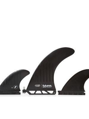 Futures Hayden Shapes Compound 6 2 Plus 1 Fin - Black Stripes