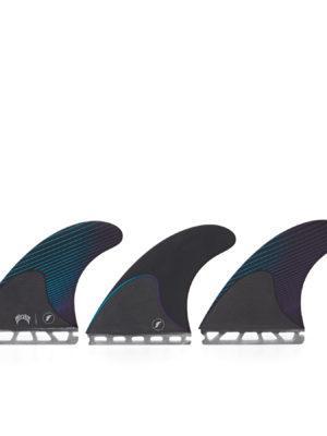 Futures Mayhem Large Honeycomb/carbon Fin - Blue/violet