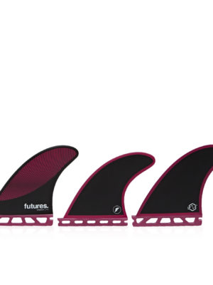 Futures P4 Legacy Thruster Fin - Burgundy Black