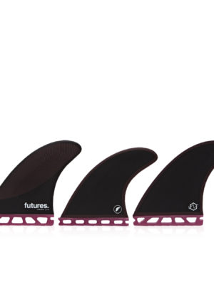 Futures P8 Legacy Thruster Fin - Burgundy Black