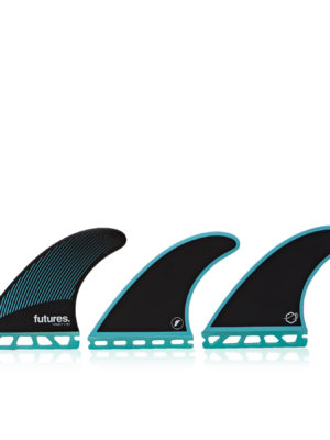 Futures R4 Legacy Thruster Fin - Teal Black