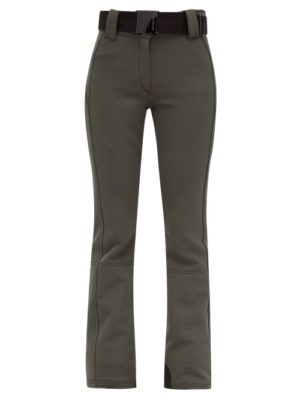 Goldbergh - Pippa Belted Soft-shell Ski Trousers - Womens - Khaki