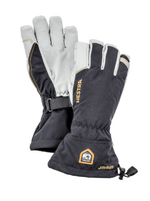 Hestra Army Leather GoreTex Snow Gloves - Black