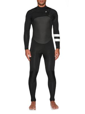 Hurley Advantage Plus 3/2mm Chest Zip Wetsuit - Black