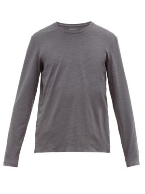 Jacques - Bonded-seam Jersey Performance Top - Mens - Grey