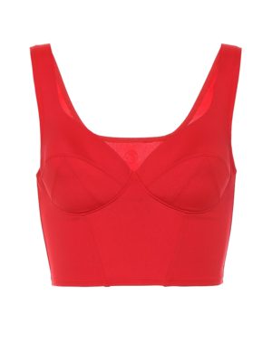 Jade sports crop top