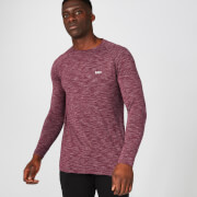 MP Performance Long Sleeve T-Shirt - Burgundy Marl