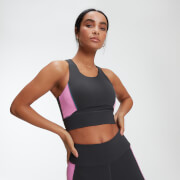 MP Power Women's Longline Crop Top - Slate