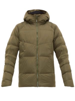 Mammut Delta X - Zun In Hooded Down Jacket - Mens - Khaki