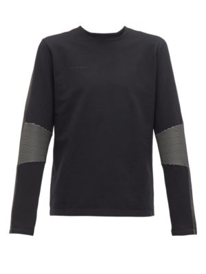 Mammut Delta X - Zun Long-sleeved Cotton-blend Top - Mens - Black