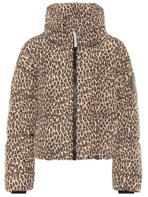 Mont Blanc printed down jacket