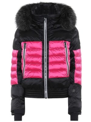 Muriel fur-trimmed ski jacket