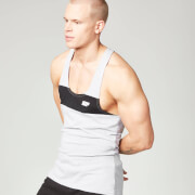 Myprotein Men's Core Stripe Stringer Vest - Grey, S