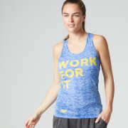 Myprotein Women's Burnout Vest, Blue, 8