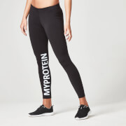 Myprotein Women's Logo Leggings - Black, XS