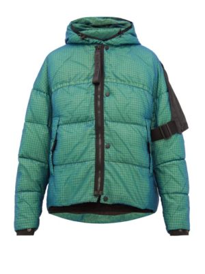 Nemen - Loomit Hooded Quilted-down Jacket - Mens - Blue Multi