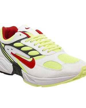 Nike Air Ghost Racer WHITE ATOM RED NEON YELLOWDARK GREY,White