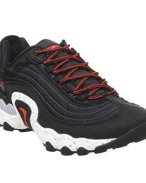 Nike Air Skarn BLACK HABENERO RED BLUE,Black,Black and White