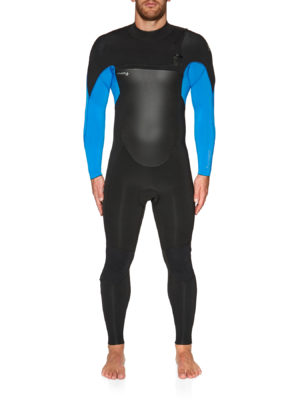 O'Neill Epic 5/4 Chest Zip Full Wetsuit - Black Blue