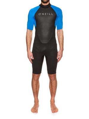 O'Neill Reactor II 2mm Back Zip Shorty Wetsuit - Black Ocean