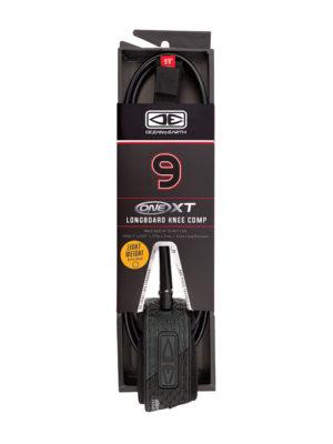 Ocean and Earth Longboard Knee Comp One Piece Grip Pad - Black