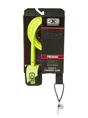 Ocean and Earth One XT Premium Surf Leash - Yellow