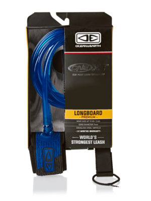 Ocean and Earth Premium Longboard Surf Leash - Blue