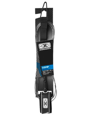 Ocean and Earth Regular Comp Moulded Surf Leash - Black