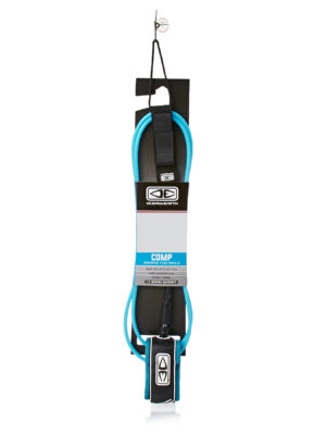 Ocean and Earth Regular Comp Moulded Surf Leash - Blue