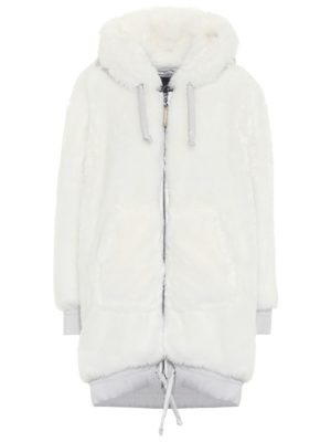 Orelie faux-fur hoodie