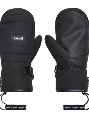 Planks Bro-down Insulated Mitt Snow Gloves - Black