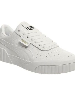 Puma Cali PUMA WHITE PUMA WHITE,White,White and Black