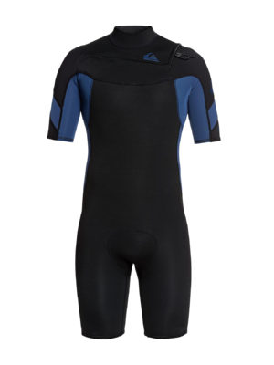 Quiksilver 2/2 Syncro Cz FLT Wetsuit - Black Black Iodine Blue Iodine