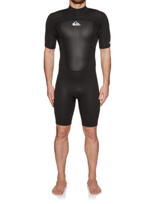 Quiksilver 2/2mm Prologue Back Zip Shorty Wetsuit - Black