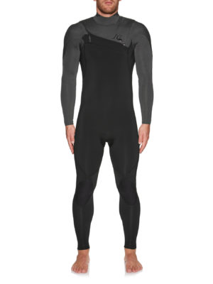 Quiksilver 4/3mm Highline Ltd Chest Zip Wetsuit - Black Jet Black