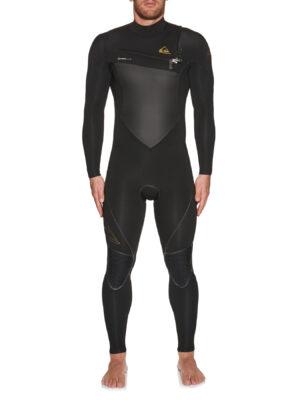 Quiksilver 4/3mm Highline Plus Chest Zip Wetsuit - Black