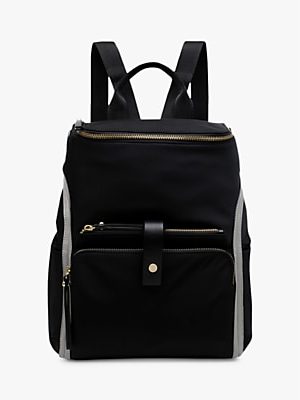 Radley Alpha Road Large Zip Around Backpack, Black